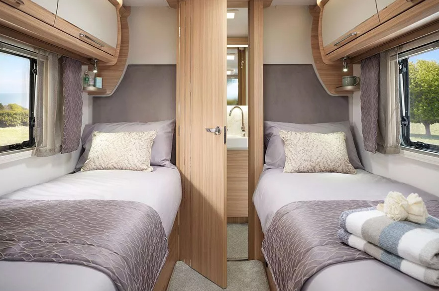 Bailey Unicorn Cadiz Caravan Review Twin Beds